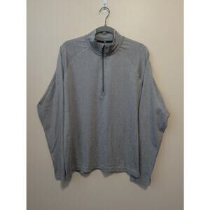 Rhone Men's 1/4 Zip Pullover Shirt Gray Lightweight Performance Men's Medium
